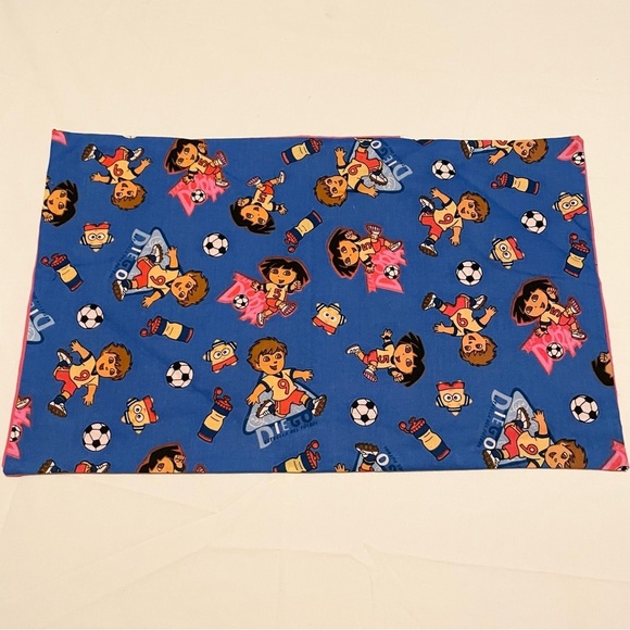 Dora and Diego Pillowcases Homemade 21.5” x 13” Pillow Cases Lot of 2 - Picture 2 of 15